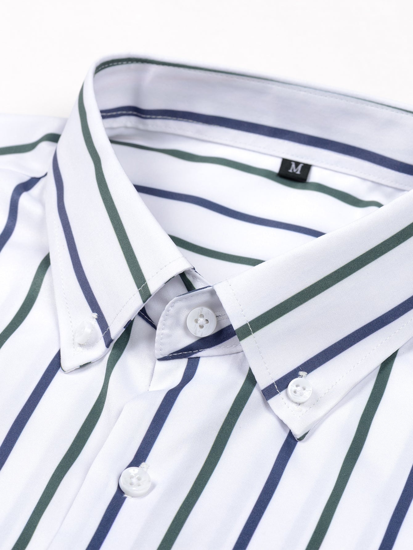 JULIAN | Long Sleeved Striped Shirt With Button