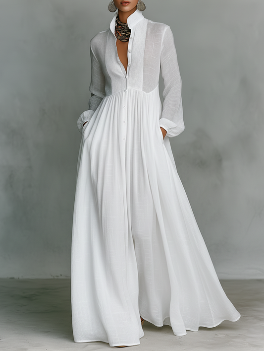 ARLETH | High Neck Maxi Dress