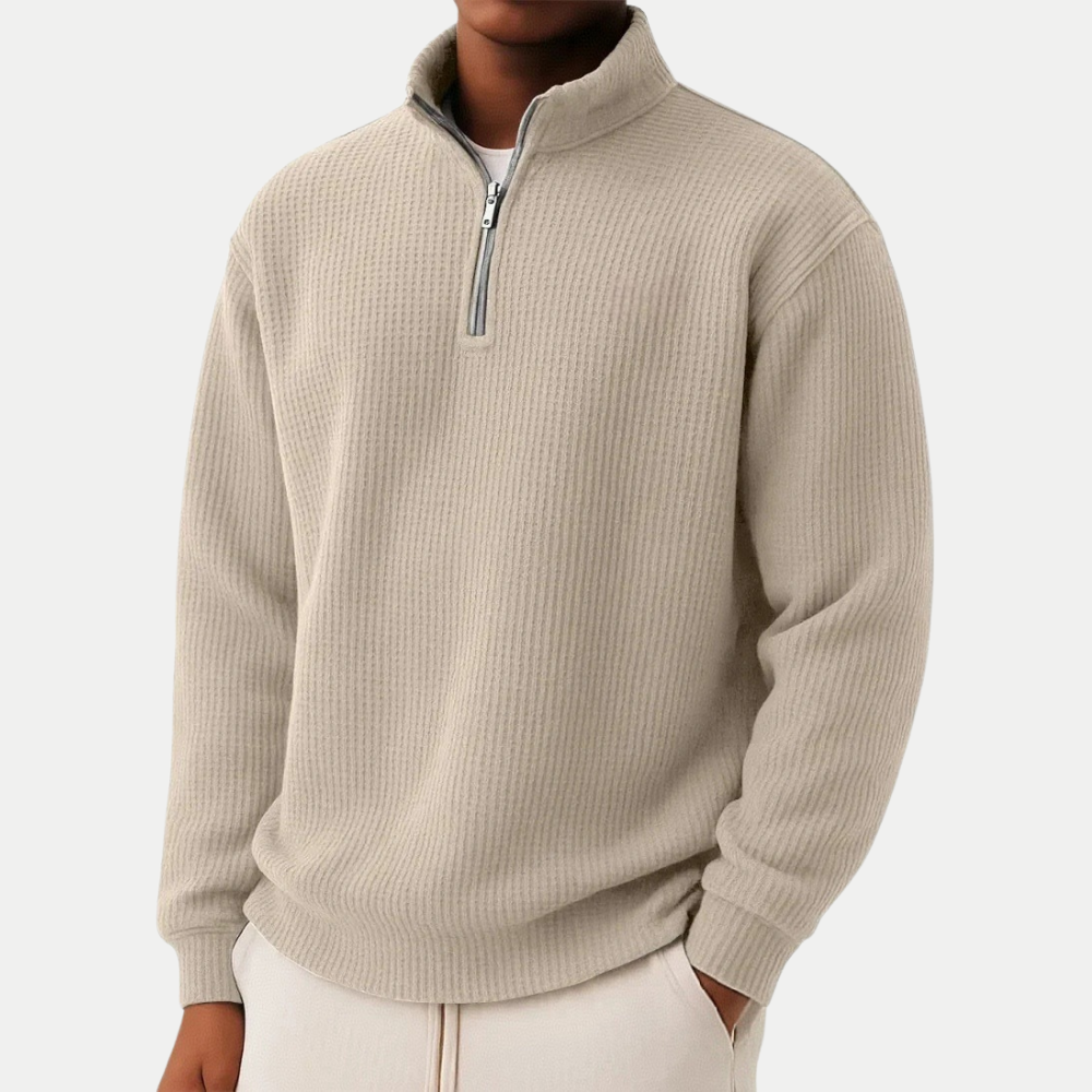 JOEY | Casual Half Zip Sweater