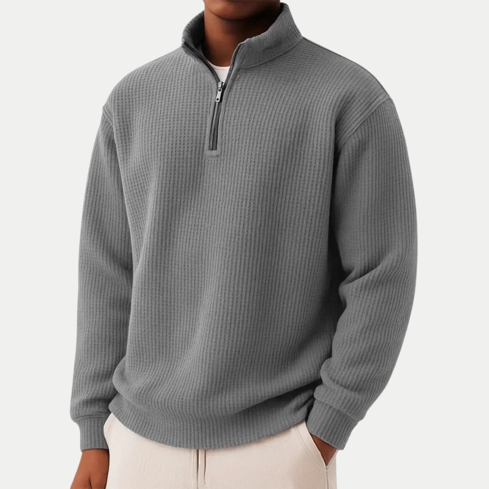 JOEY | Casual Half Zip Sweater