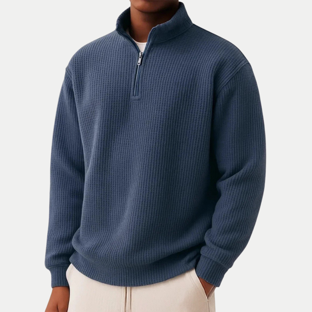 JOEY | Casual Half Zip Sweater