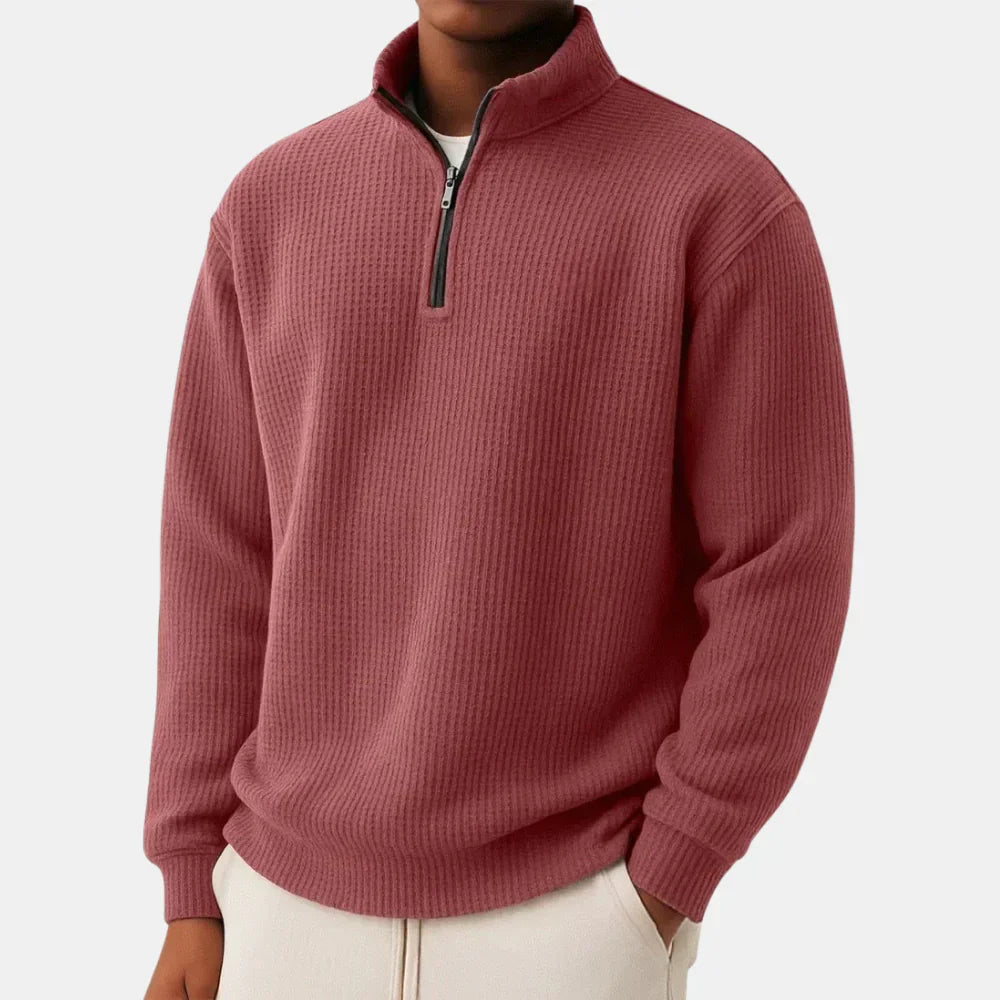 JOEY | Casual Half Zip Sweater