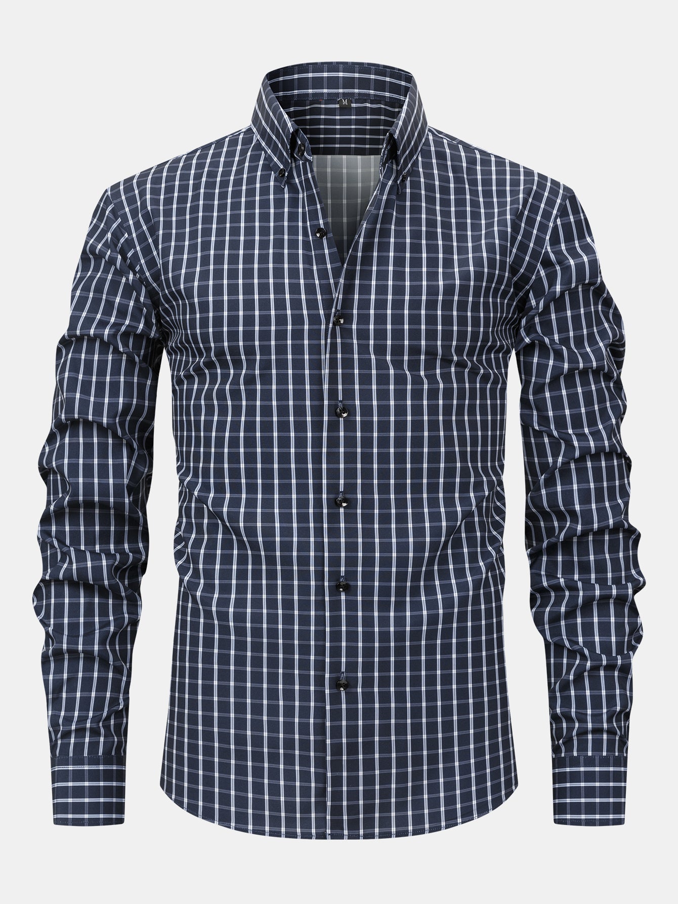 DENNIS | Long Sleeved Shirt With Checkered Pattern