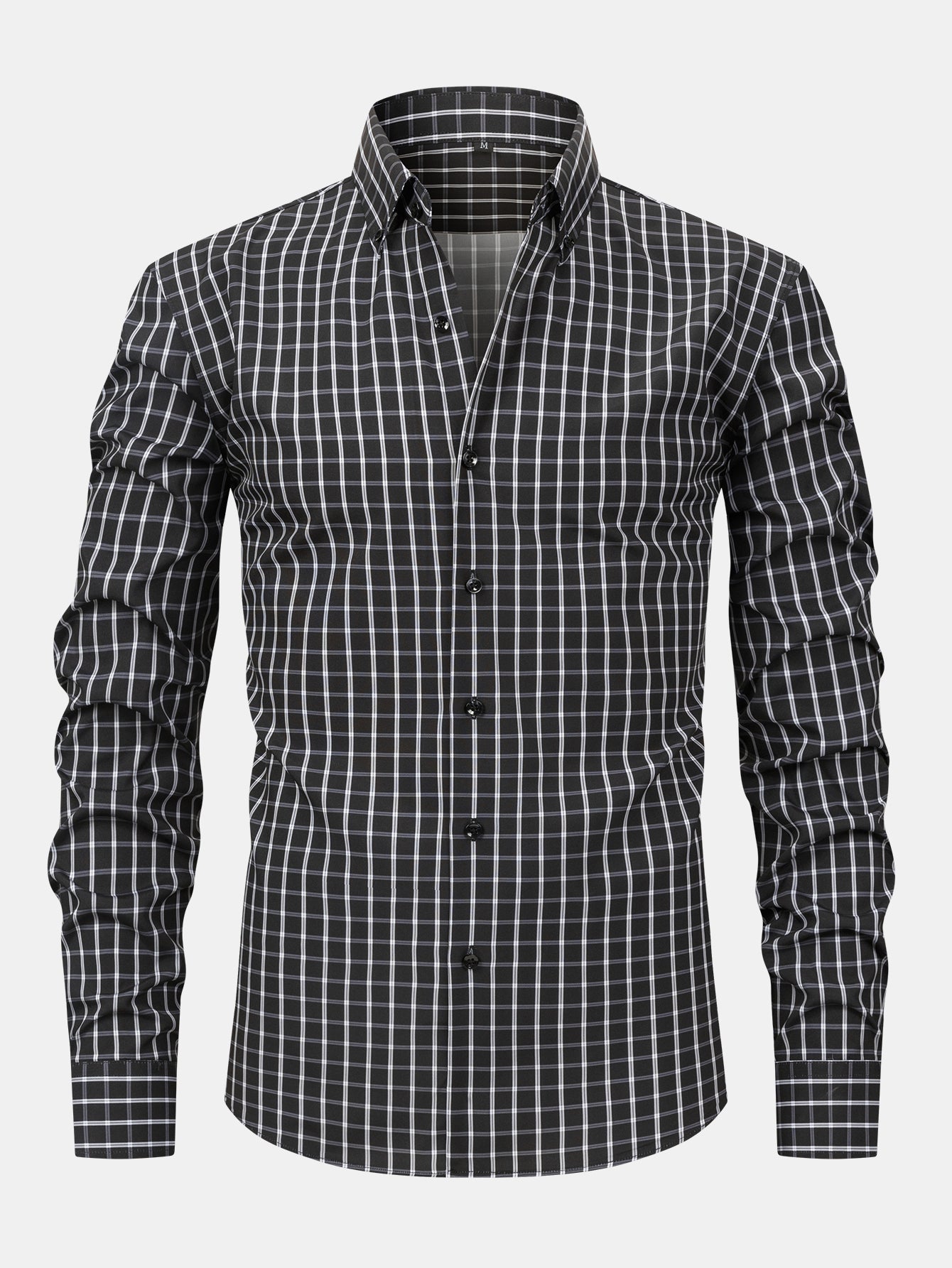 DENNIS | Long Sleeved Shirt With Checkered Pattern