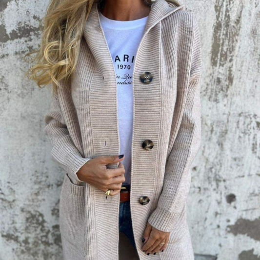 VANESSA | Elegant Long Knit Cardigan