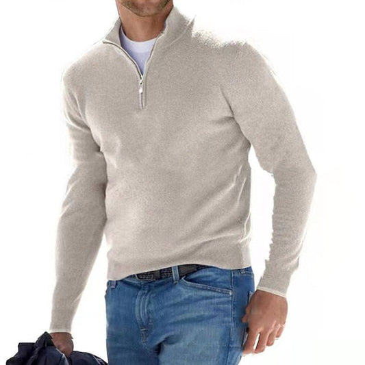 PERRY | V-Neck Sweater with Zipper